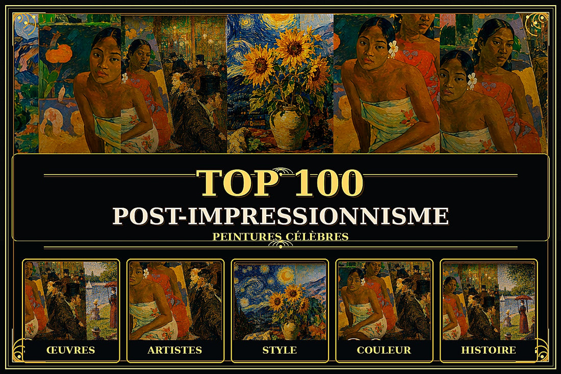 Post-impressionnisme : 100 peintures célèbres - illustration blog