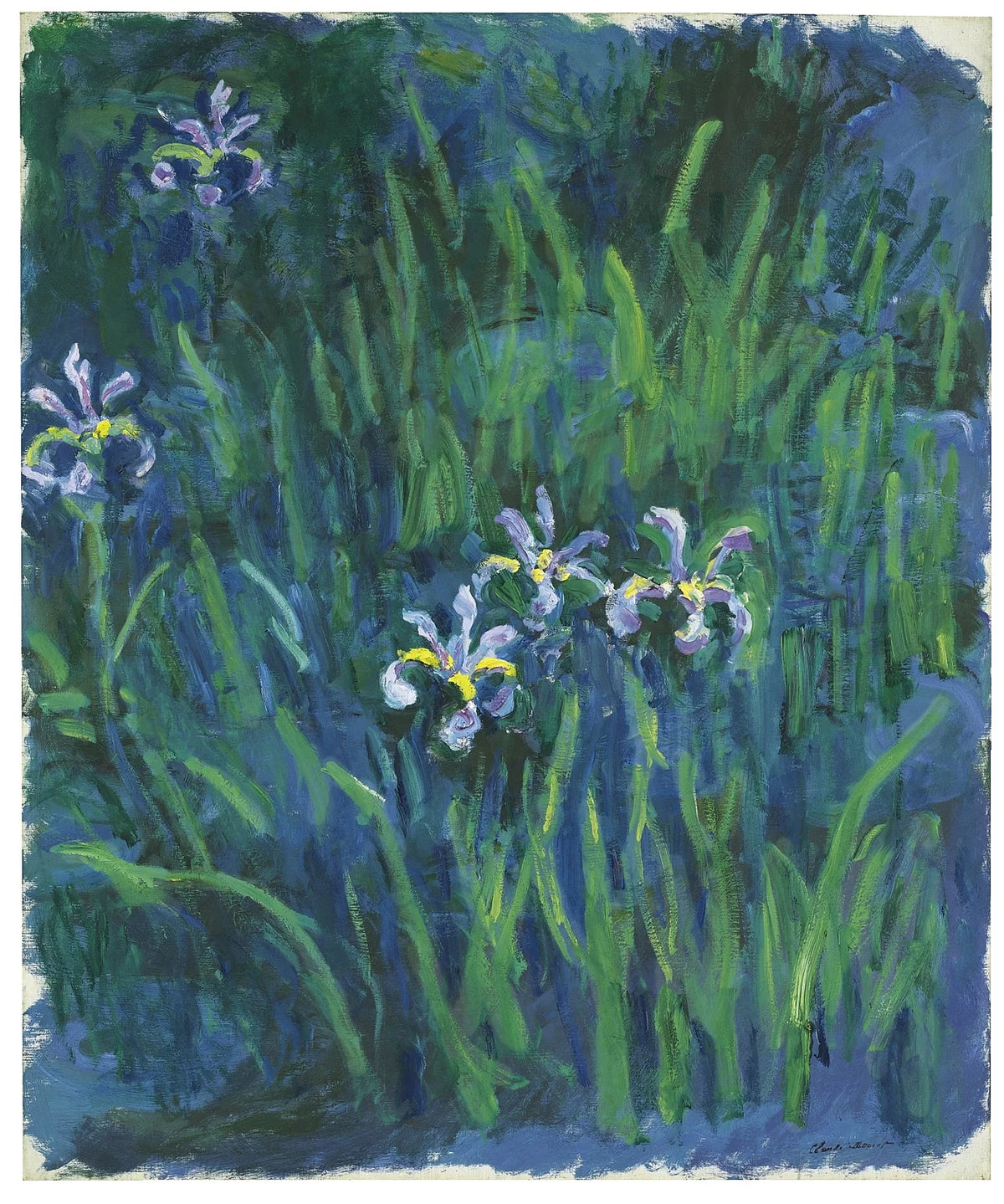 Iris, Claude Monet, c. 1914-1917, panneau decoratif