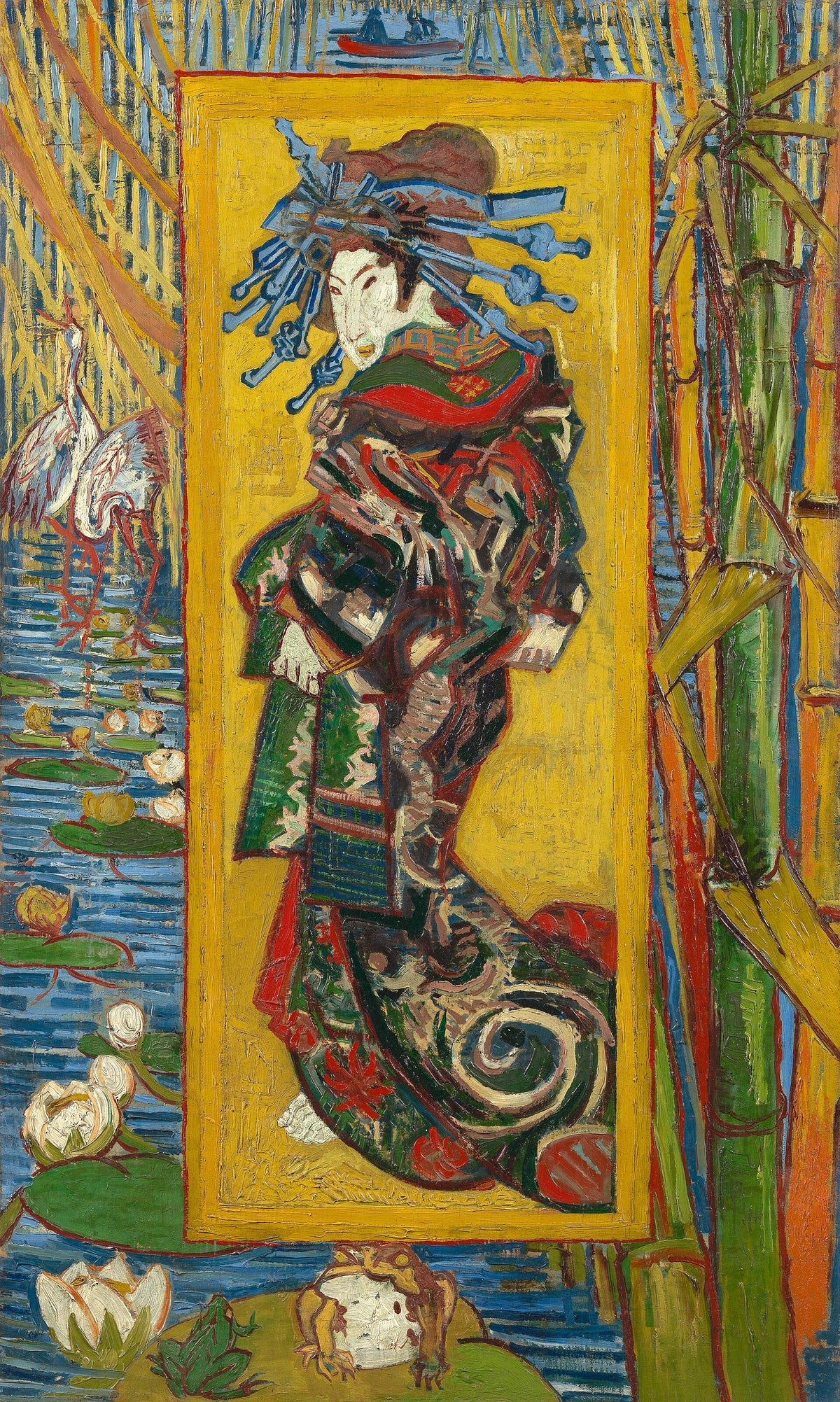 Vincent van Gogh, La Courtisane d’après Keisai Eisen, 1887