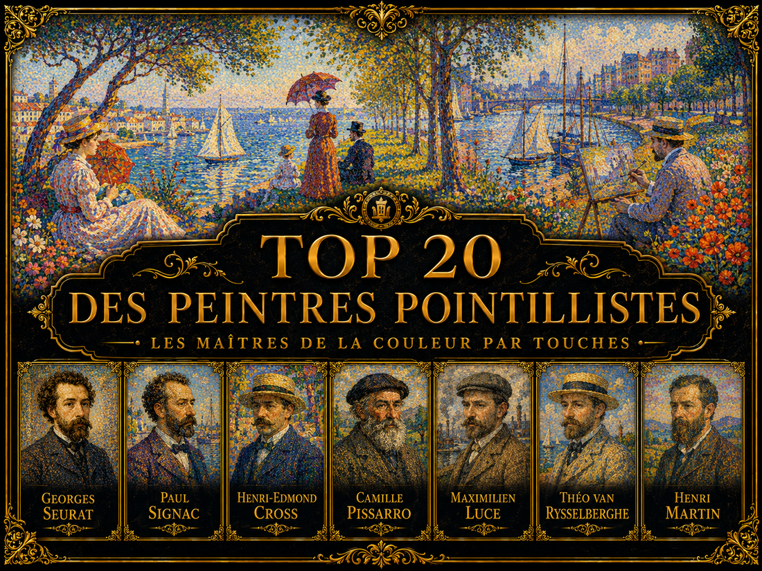 Top 20 peintres pointillistes célèbres : art à pois