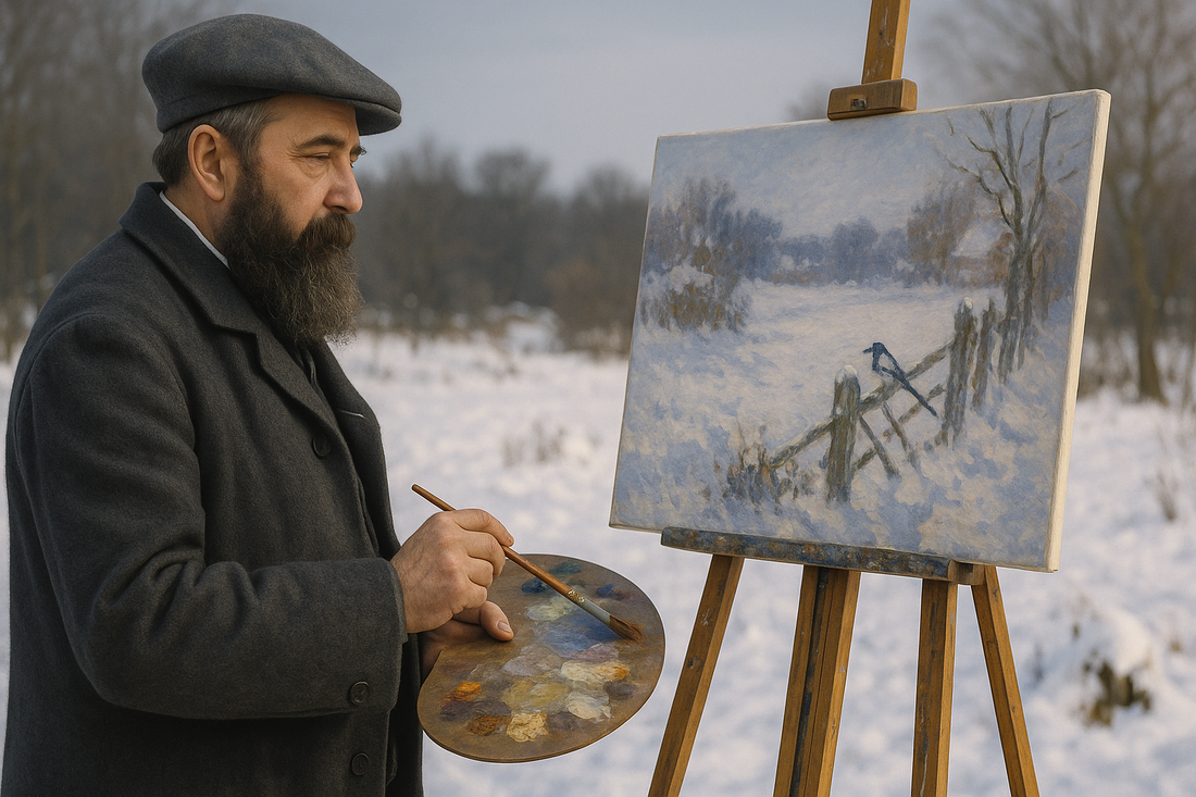 La Pie de Monet : neige, silence et génie
