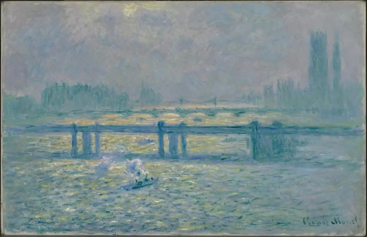 Claude Monet, Charing Cross Bridge, reflets sur la Tamise