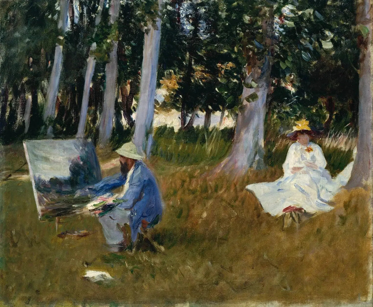 Claude Monet peignant à l’orée d’un bois de John Singer Sargent, histoire et analyse