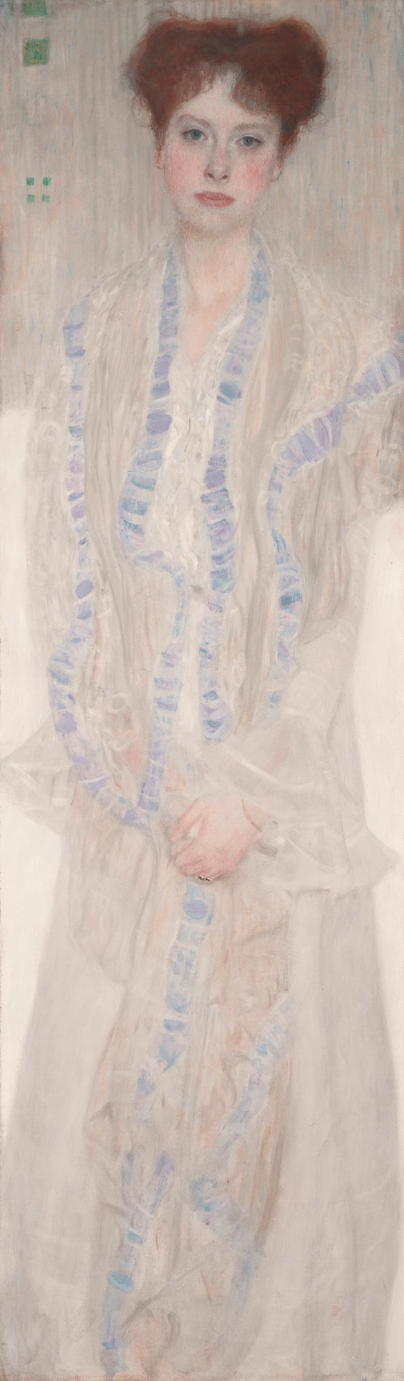 Portrait de Gertrud Loew dite Gertha Felsőványi peint par Gustav Klimt en 1902