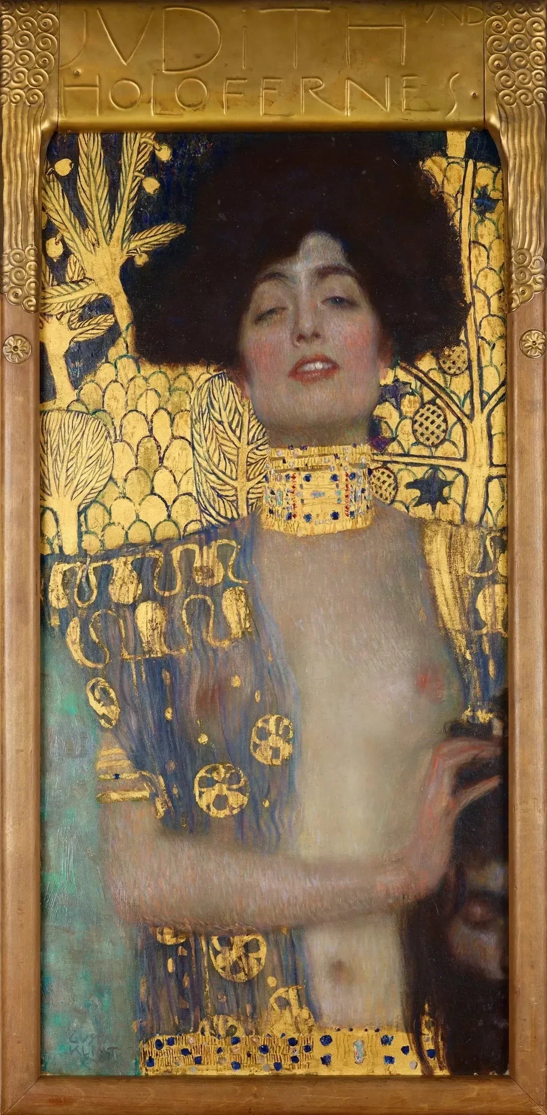 Judith I de Gustav Klimt, reproduction peinte à la main