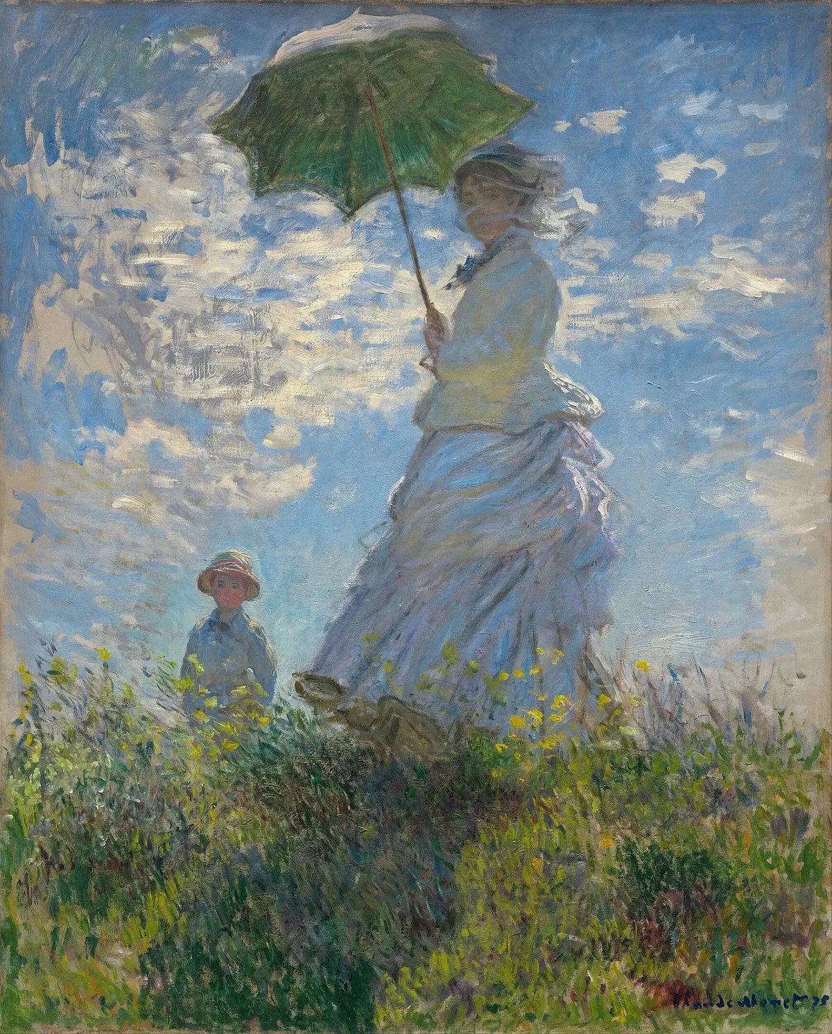 Claude Monet, Madame Monet et son fils
