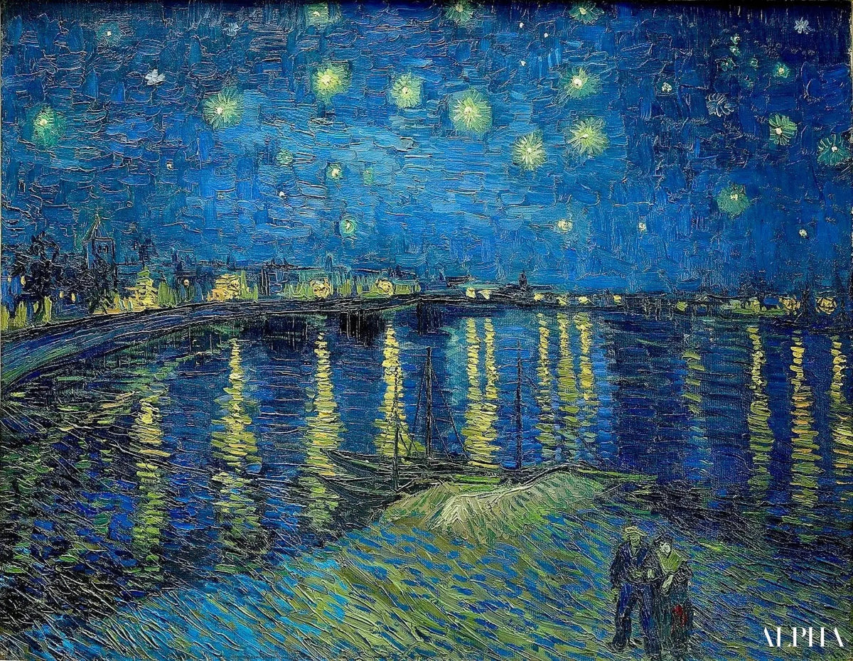 La Nuit étoilée sur le Rhône de Vincent van Gogh, conservée au musée d’Orsay
