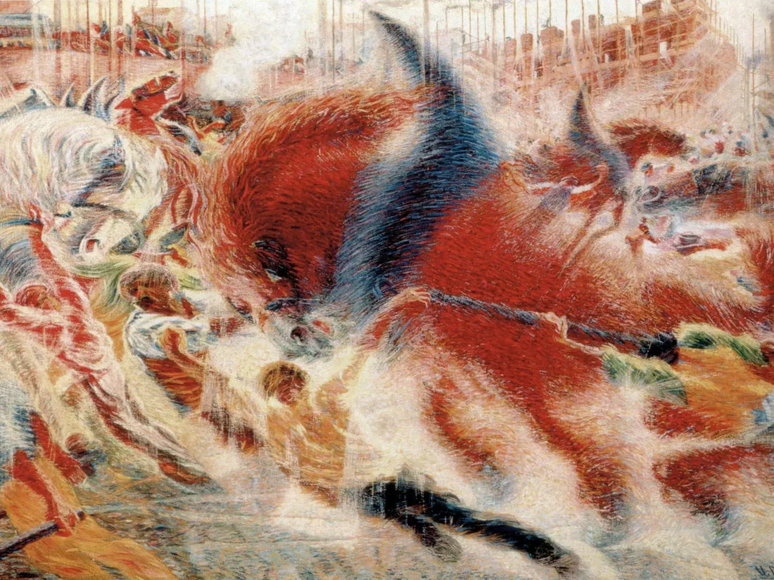 La ville se lève - Umberto Boccioni, image principale de l’article Futurisme