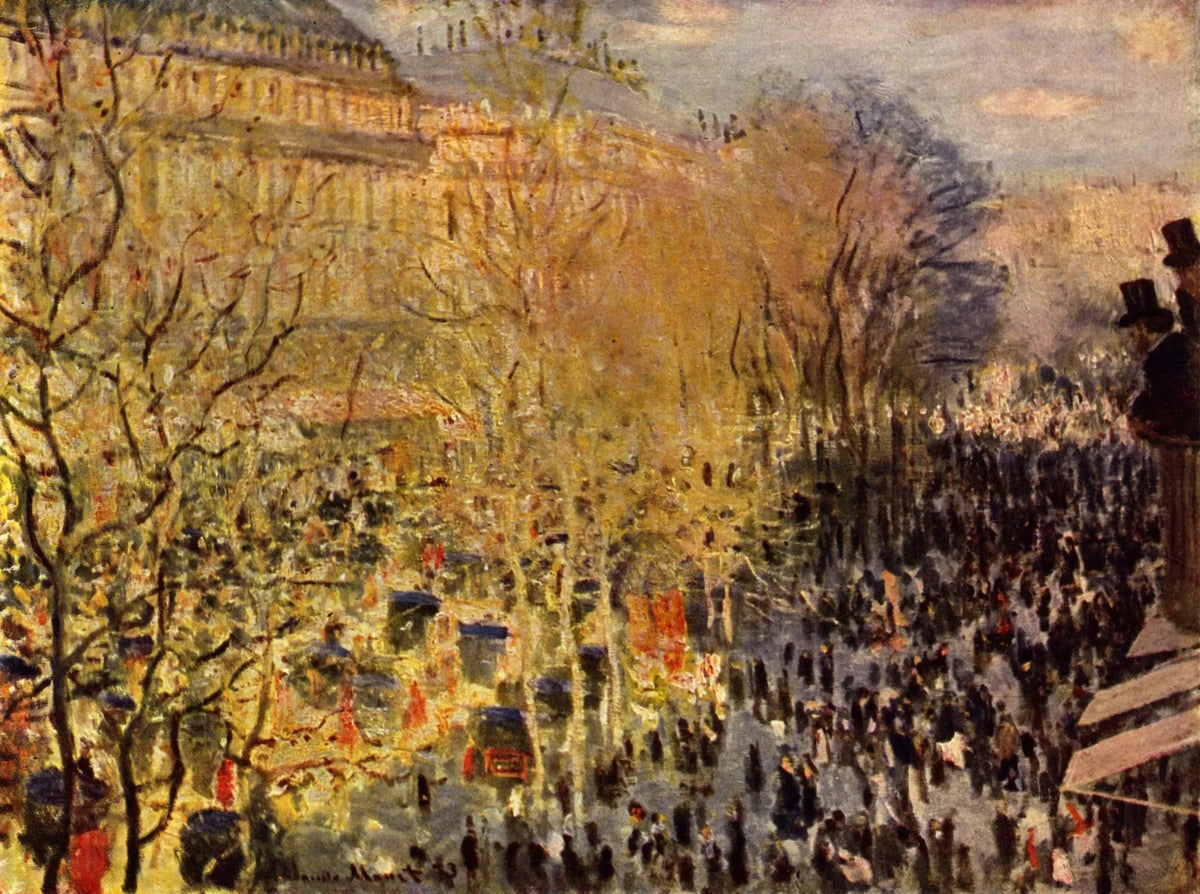 Le Boulevard des Capucines de Monet, Paris vu d’en haut depuis l’atelier Nadar