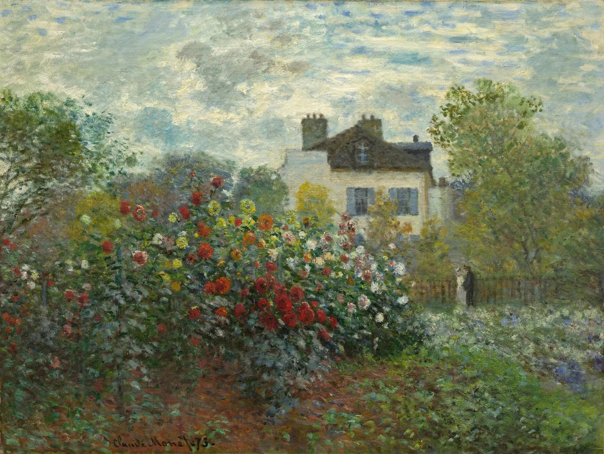 Le Jardin de l’artiste à Giverny peint par Claude Monet