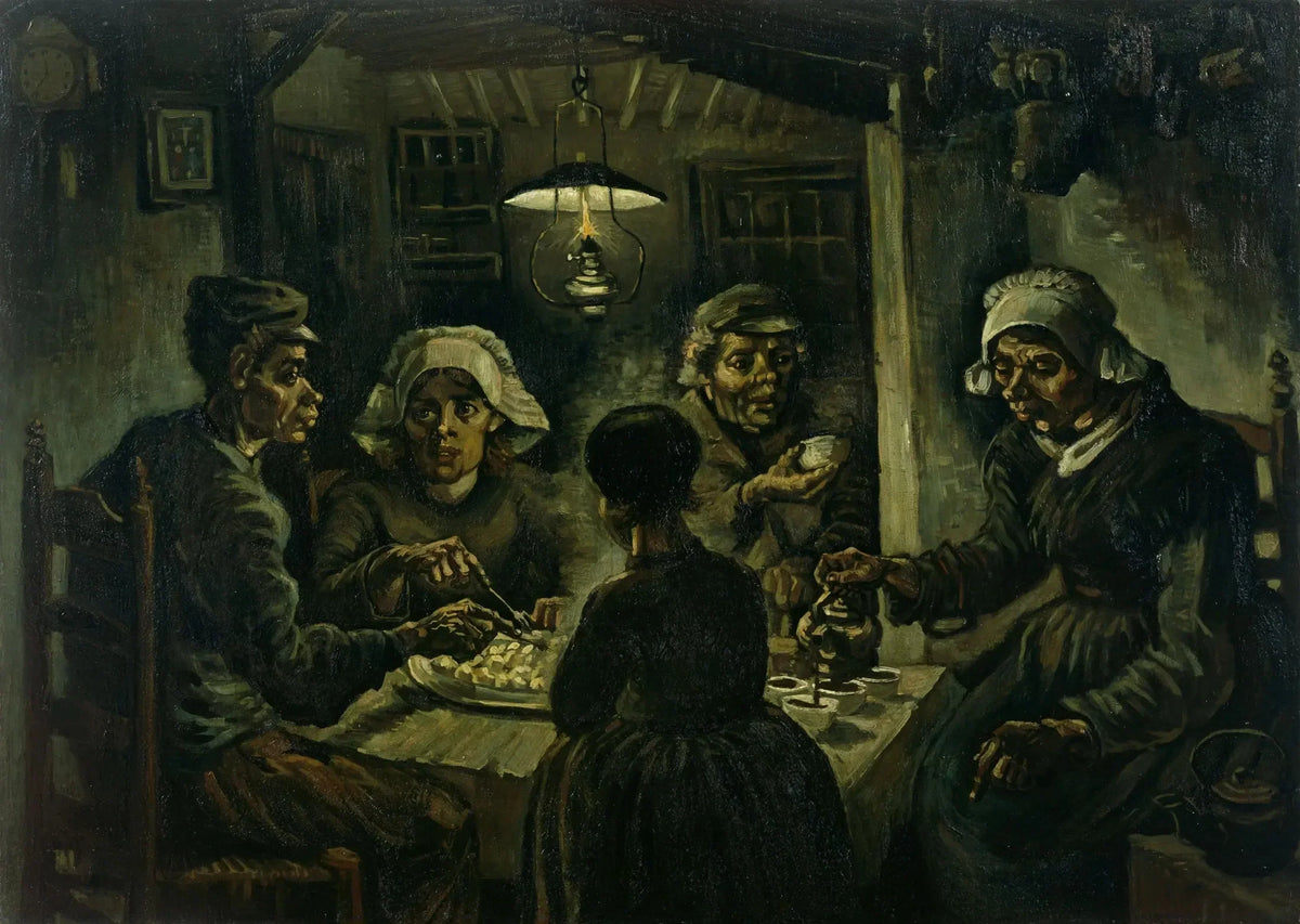 Les Mangeurs de pommes de terre de Vincent van Gogh, Nuenen, 1885