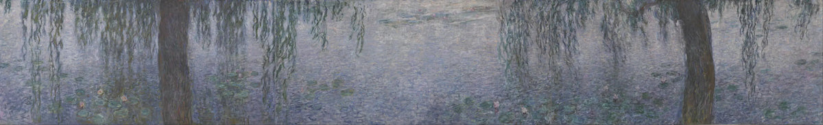Les Nymphéas, Matin clair avec saules de Claude Monet