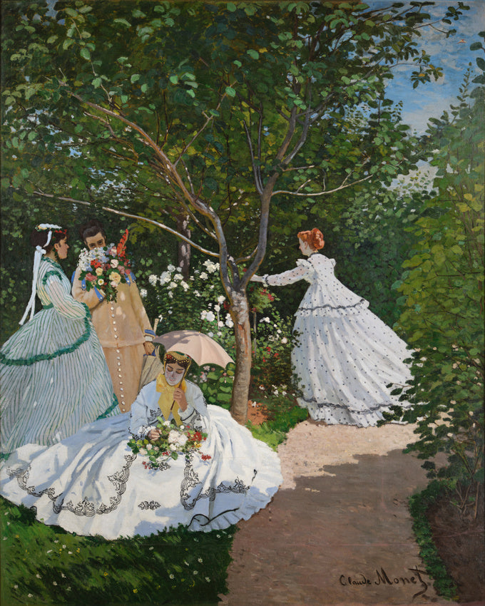 Femmes au jardin de Claude Monet au musée d’Orsay