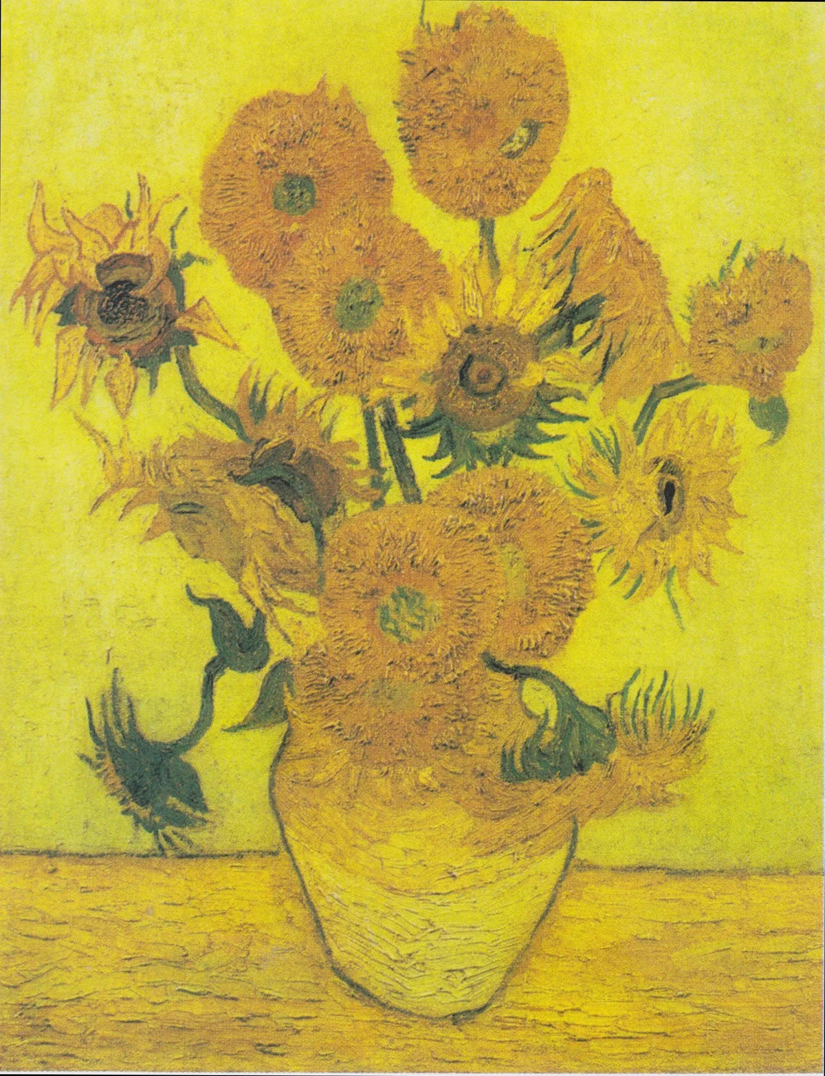 Nature morte avec quinze tournesols de Vincent van Gogh peinte à Arles