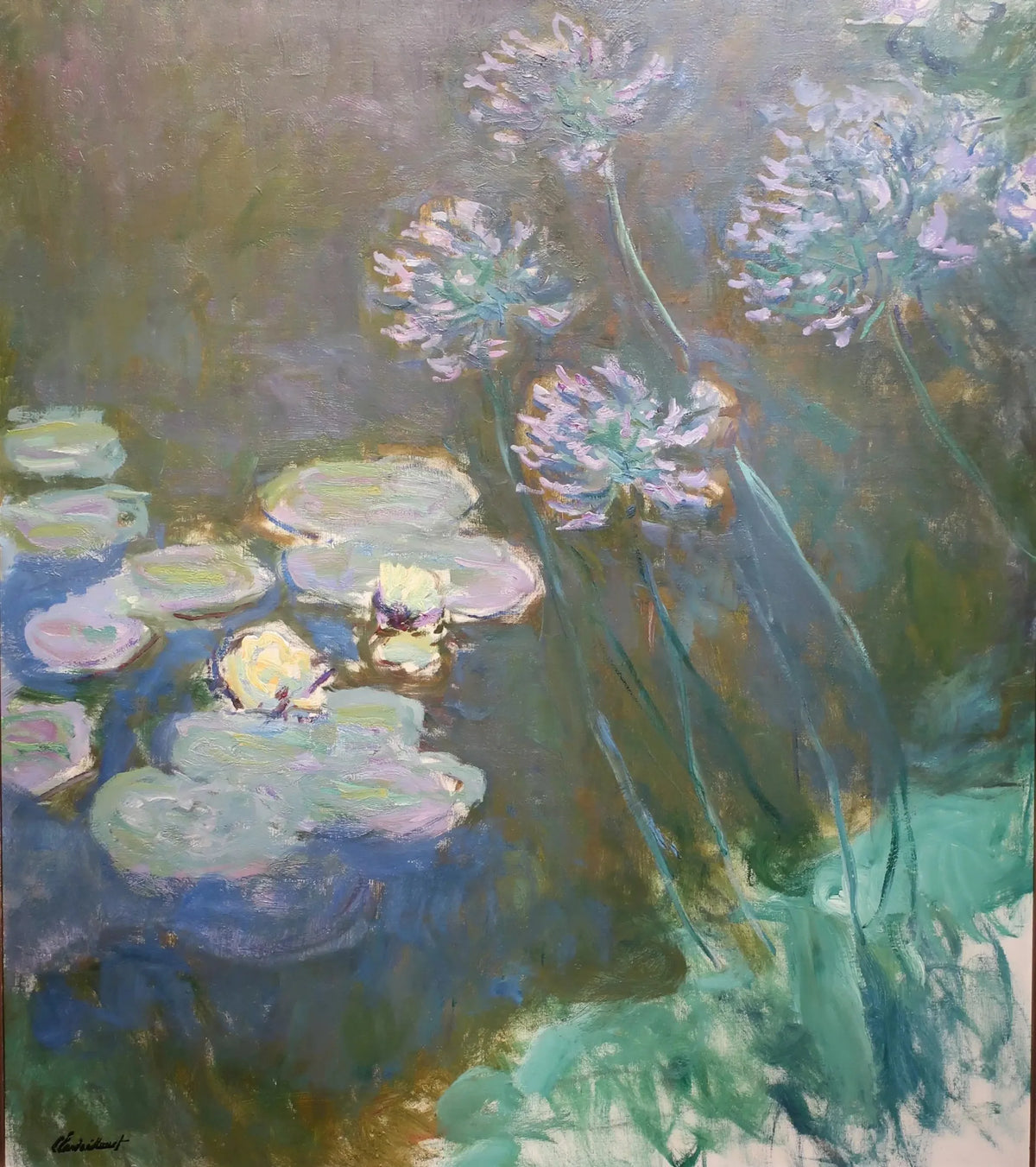 Nymphéas et Agapanthes de Claude Monet, introduction au dialogue avec Joan Mitchell
