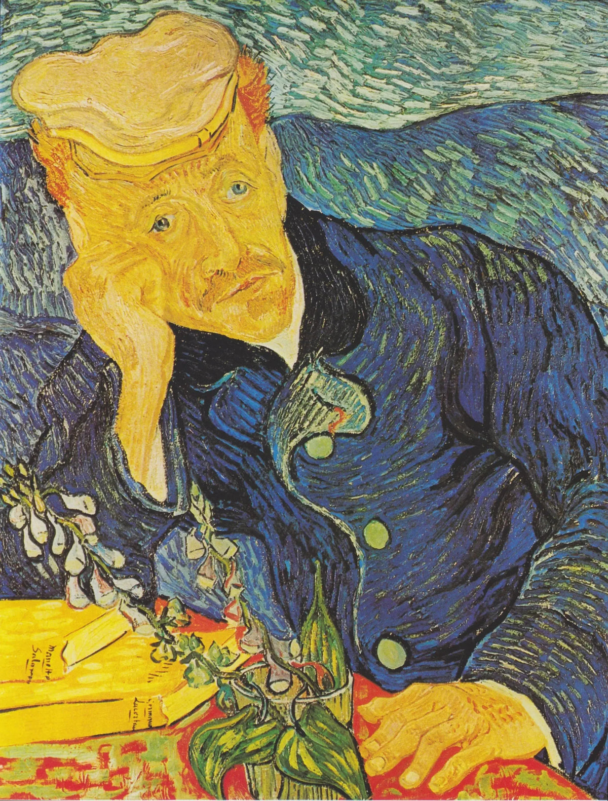 Portrait du docteur Gachet avec une branche de digitale par Vincent van Gogh