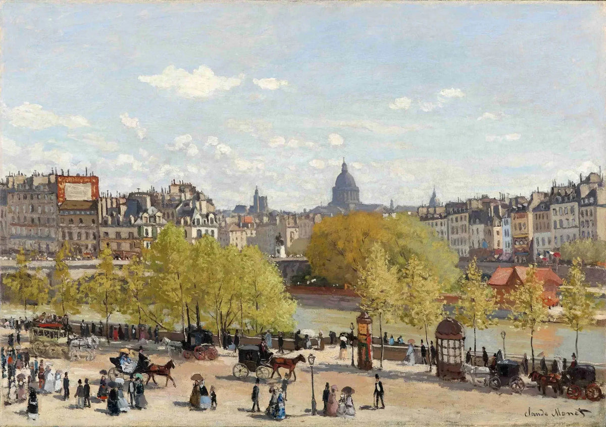Claude Monet, Quai du Louvre, 1867, Kunstmuseum Den Haag