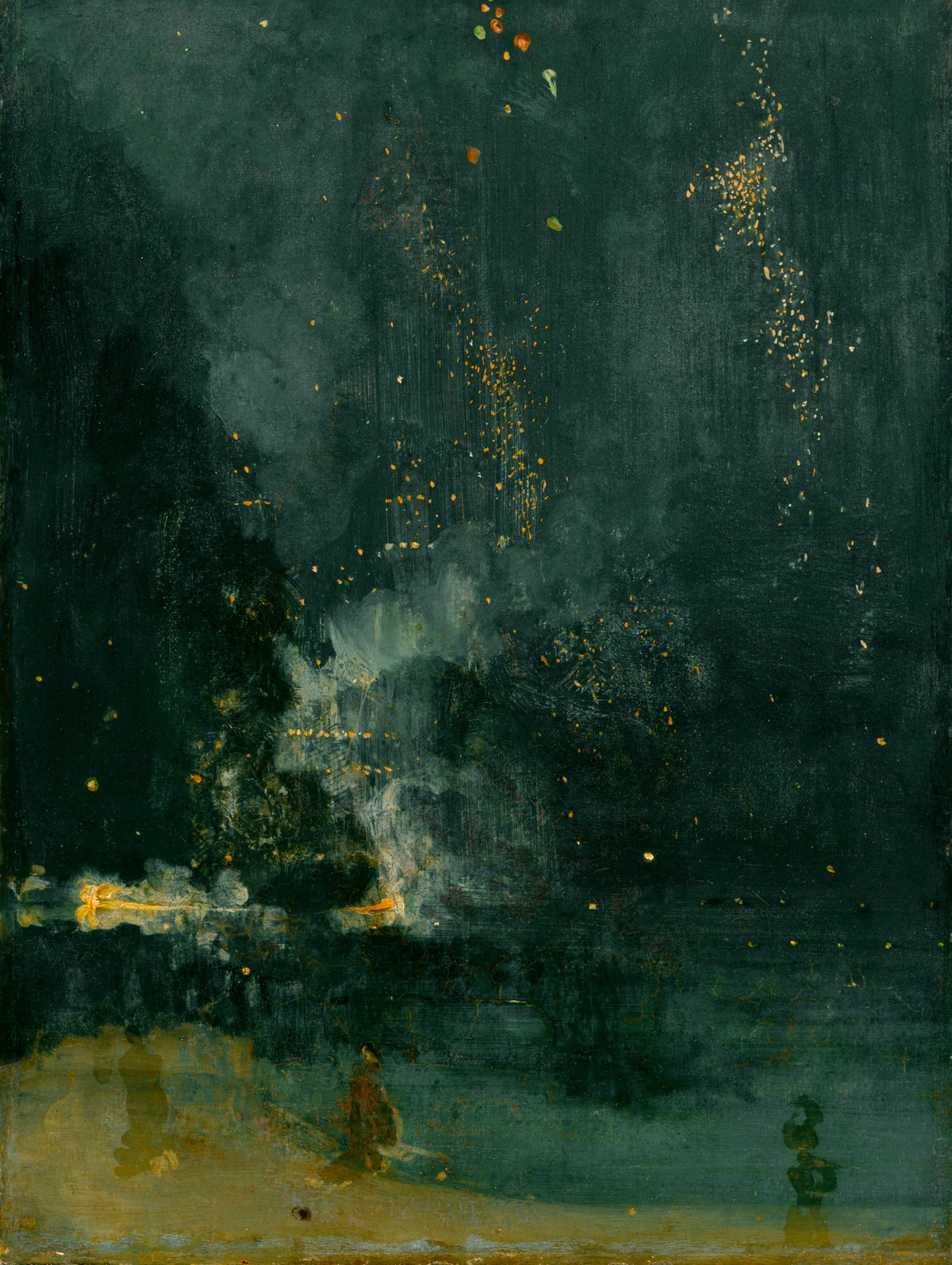 James McNeill Whistler, Nocturne en noir et or — Top 50 peintres de nuit
