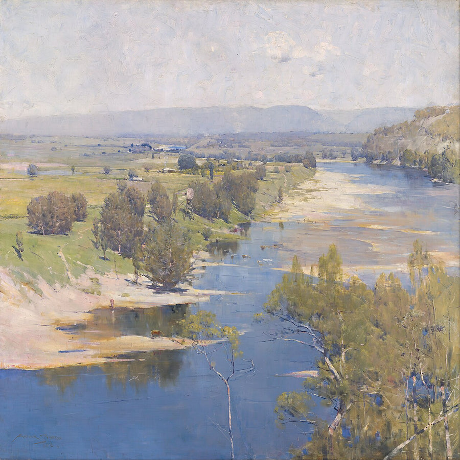 'The purple noon's transparent might' - Arthur Streeton