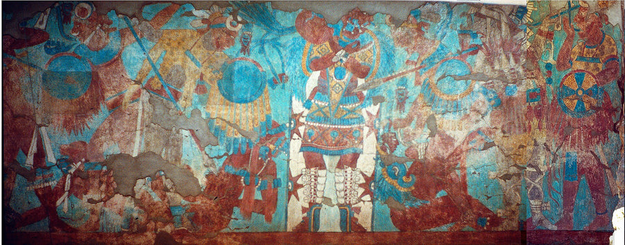 La Fresque de la bataille de Cacaxtla - Artiste mésoaméricain anonyme