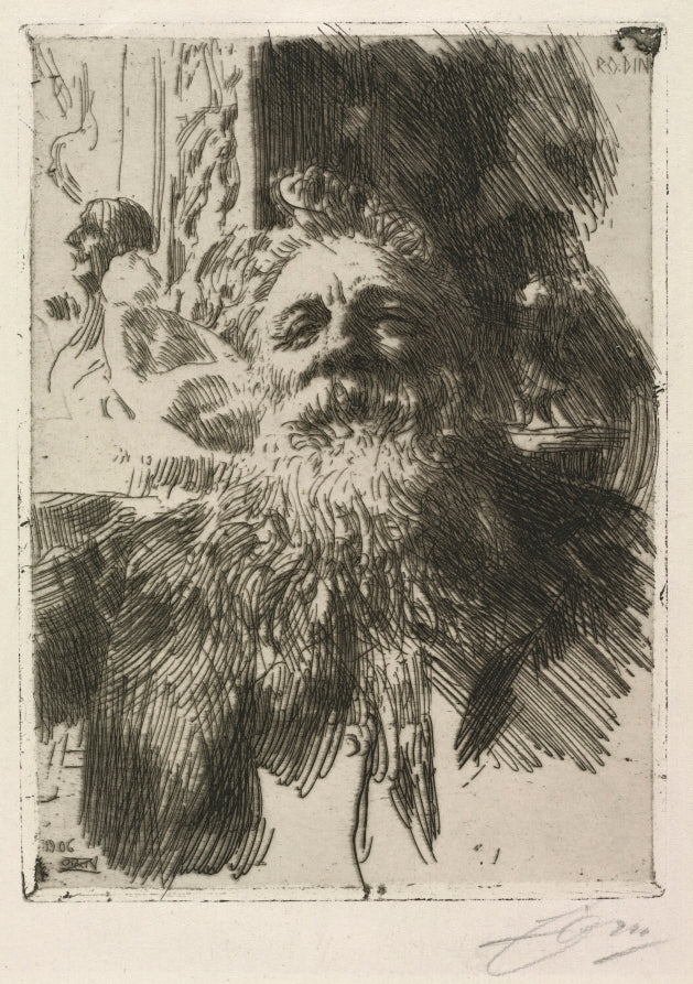 Auguste Rodin - Anders Zorn