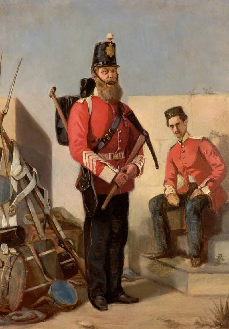 22e régiment d'infanterie de pionniers du Cheshire, vers 1858 - William Powell Frith