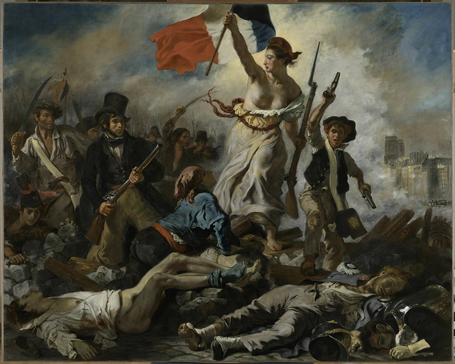 Le 28 juillet 1830. La Liberté guidant le peuple - Eugène Delacroix