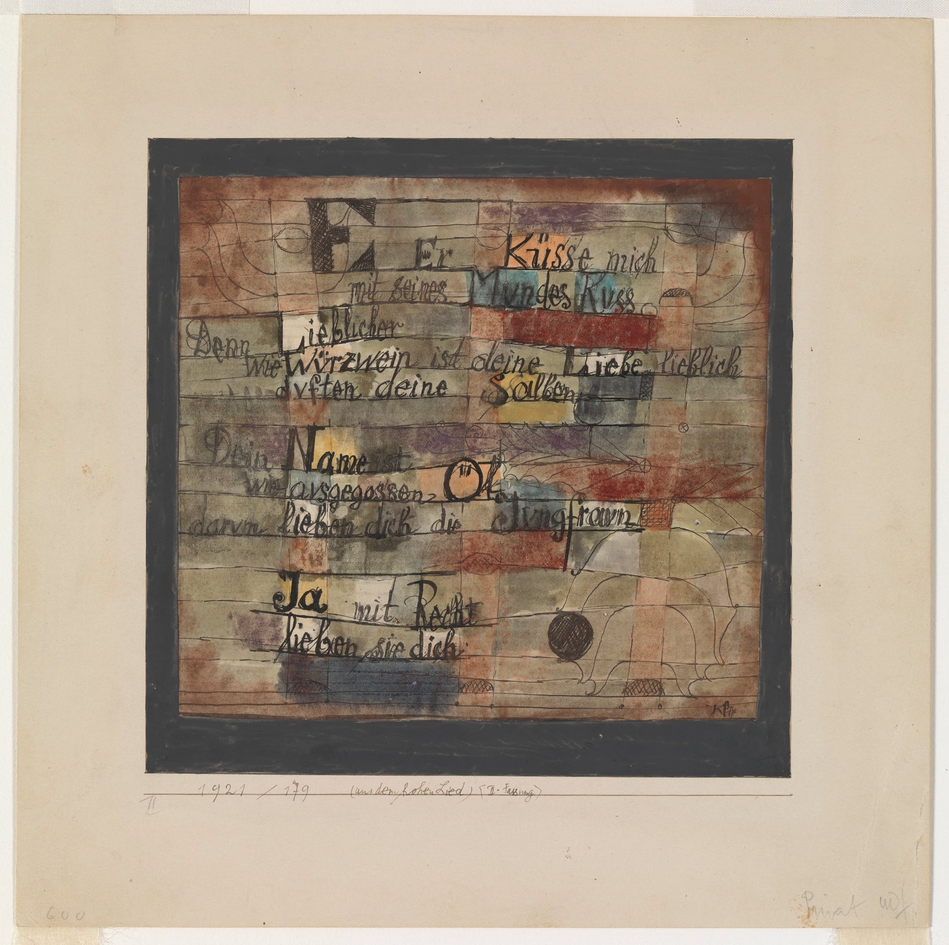 (From the Song of Songs) Version II — Paul Klee