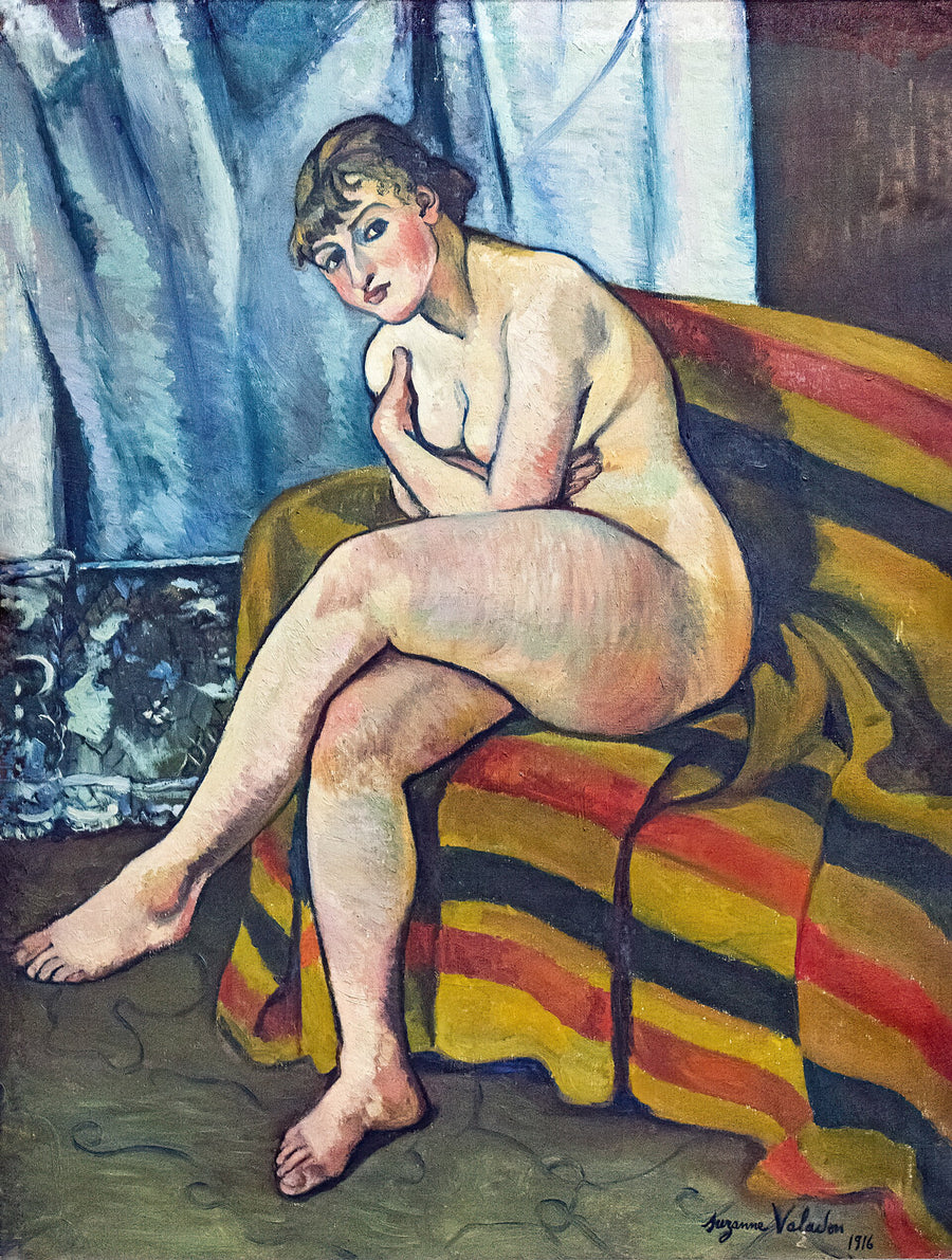 Nu assis sur un canapé - Suzanne Valadon