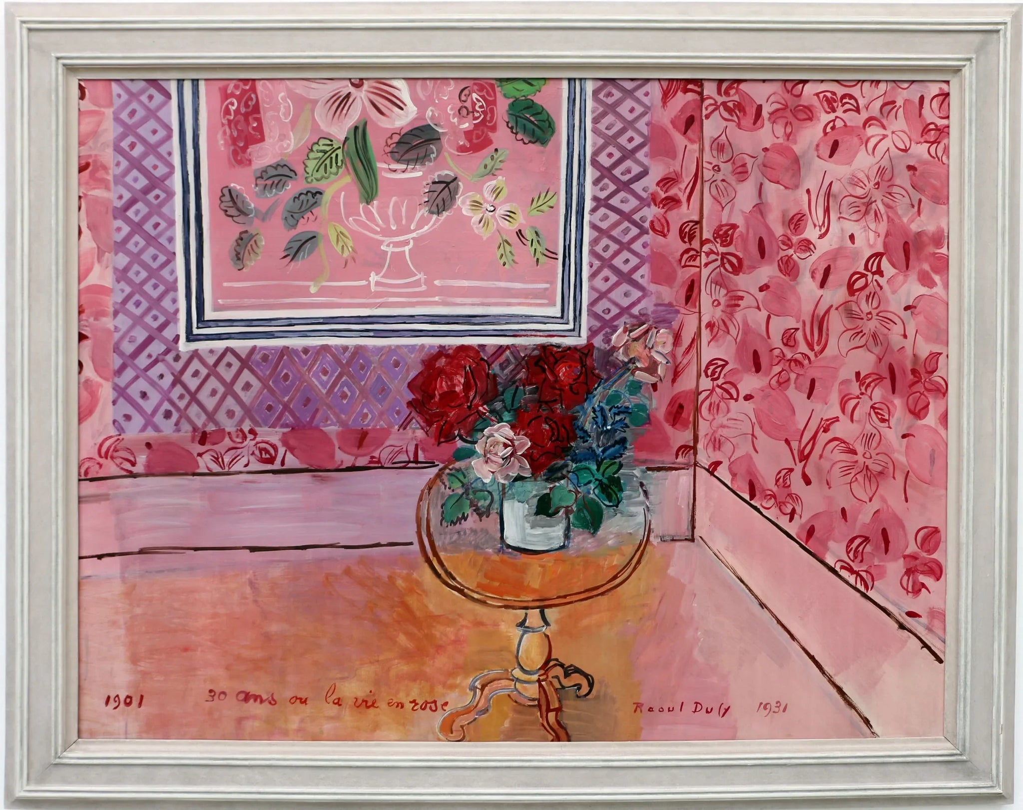 30 ans ou la vie en rose - Raoul Dufy image 1 reproduction de peinture à l’huile