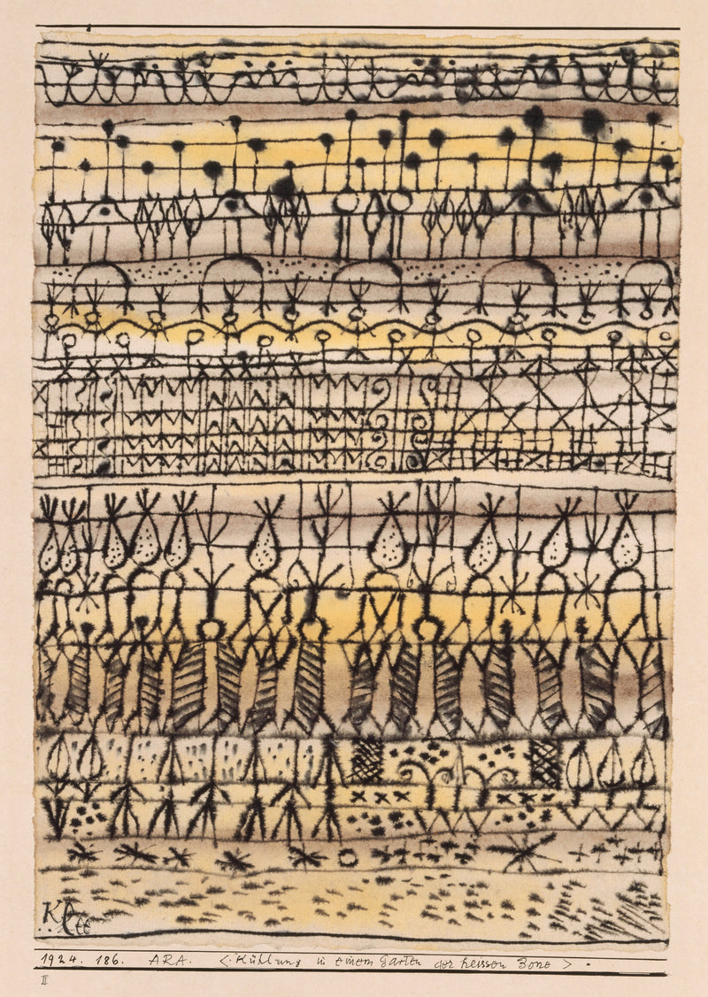 ARA. “Cooling in a Garden of the Torrid Zone” - Paul Klee