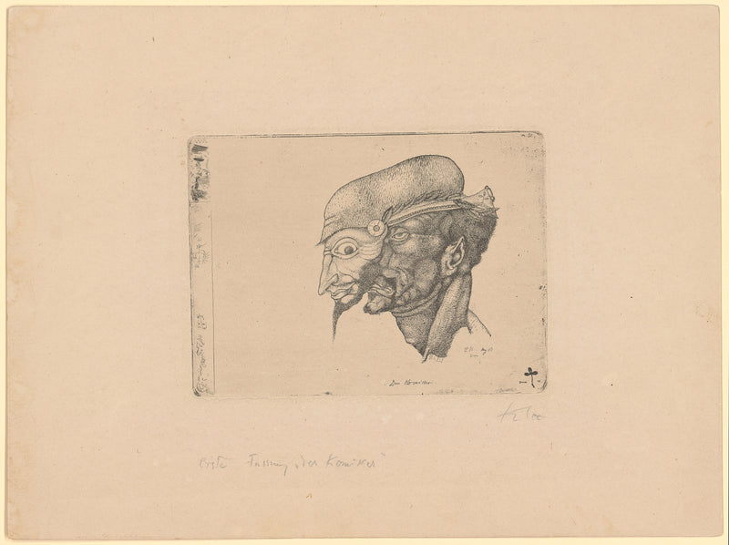 Der Komiker, 1903 - Paul Klee