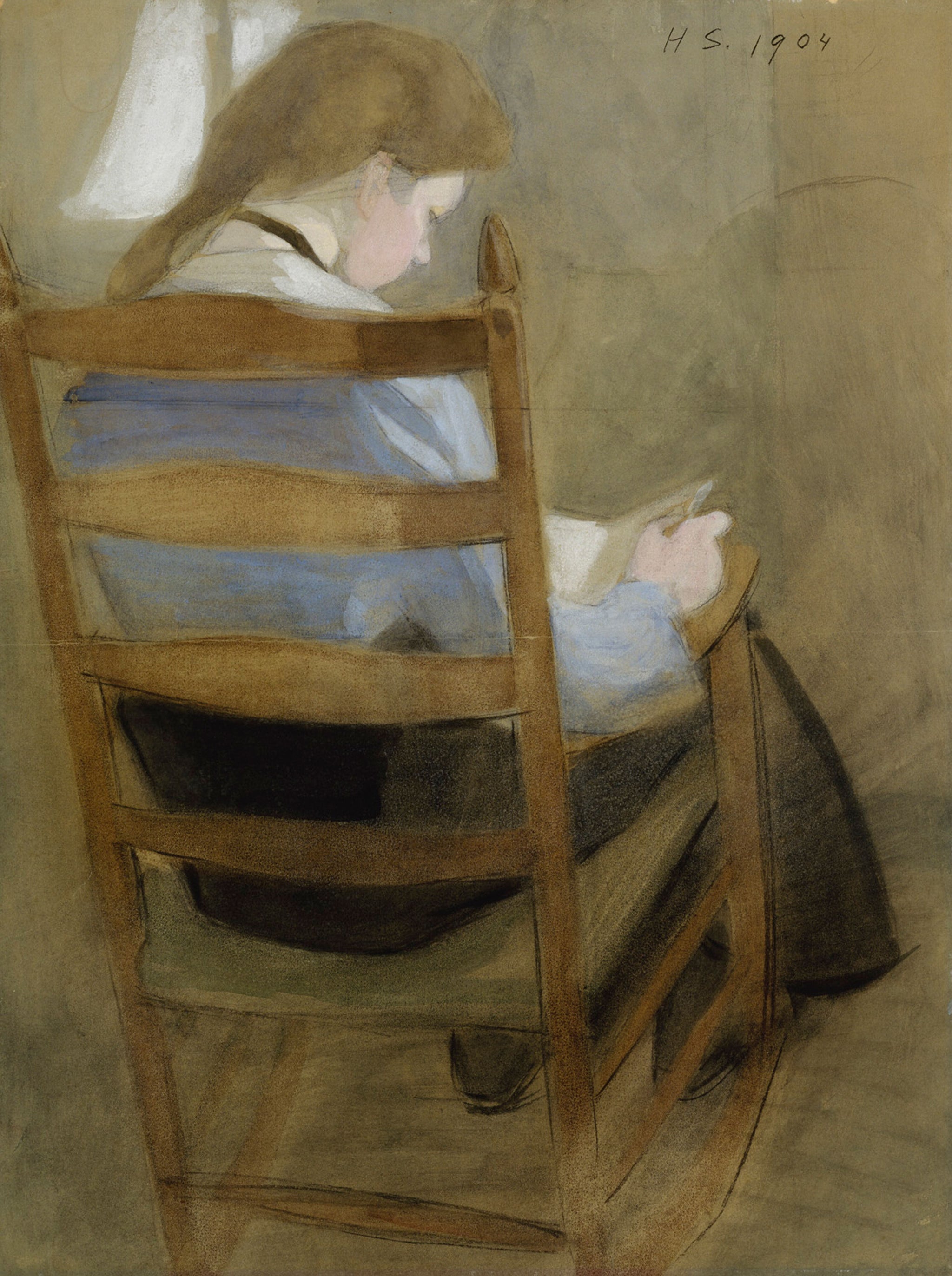 Girl Reading - Helene Schjerfbeck