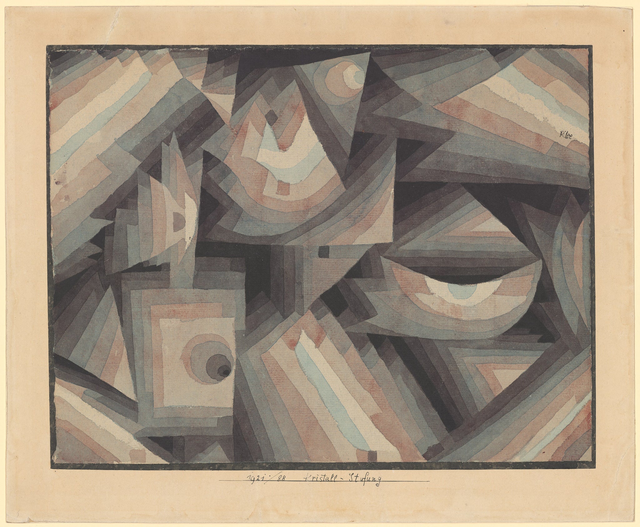 Gradation de cristal - Paul Klee