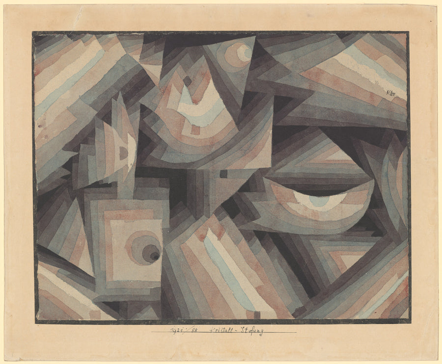 Gradation de cristal - Paul Klee