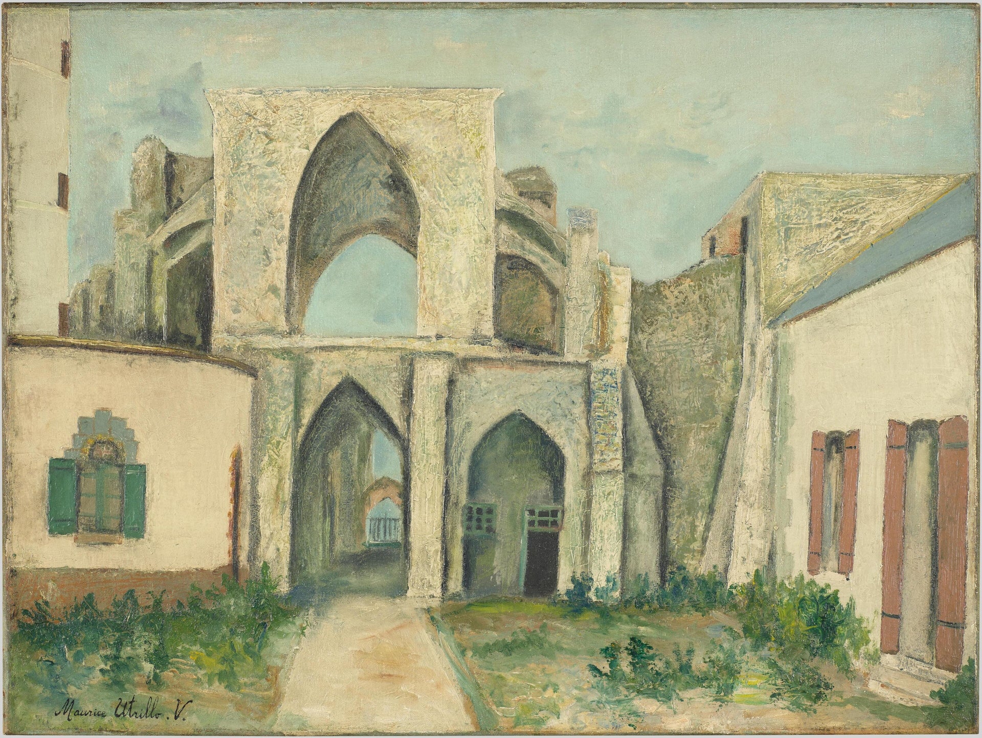 L'Abbaye en ruines - Maurice Utrillo