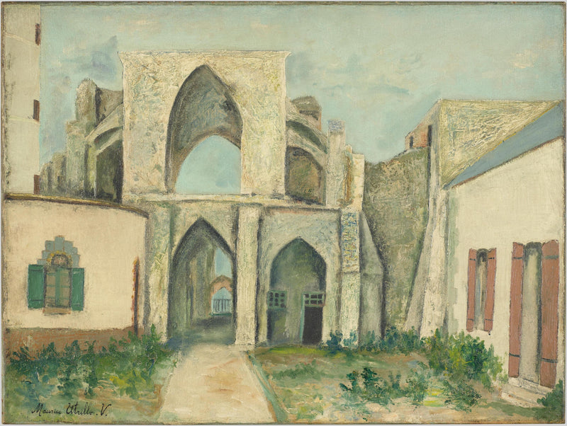 L'Abbaye en ruines (1912) - Maurice Utrillo