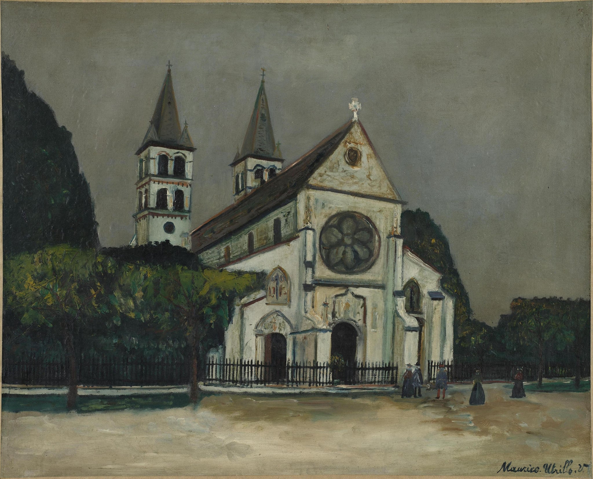 L'église Notre-Dame de Melun - Maurice Utrillo