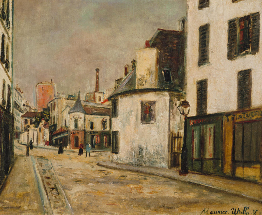 La rue du Mont-Cenis (1916) - Maurice Utrillo