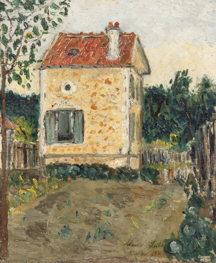 La petite maison à Pierrefitte (1904) - Maurice Utrillo