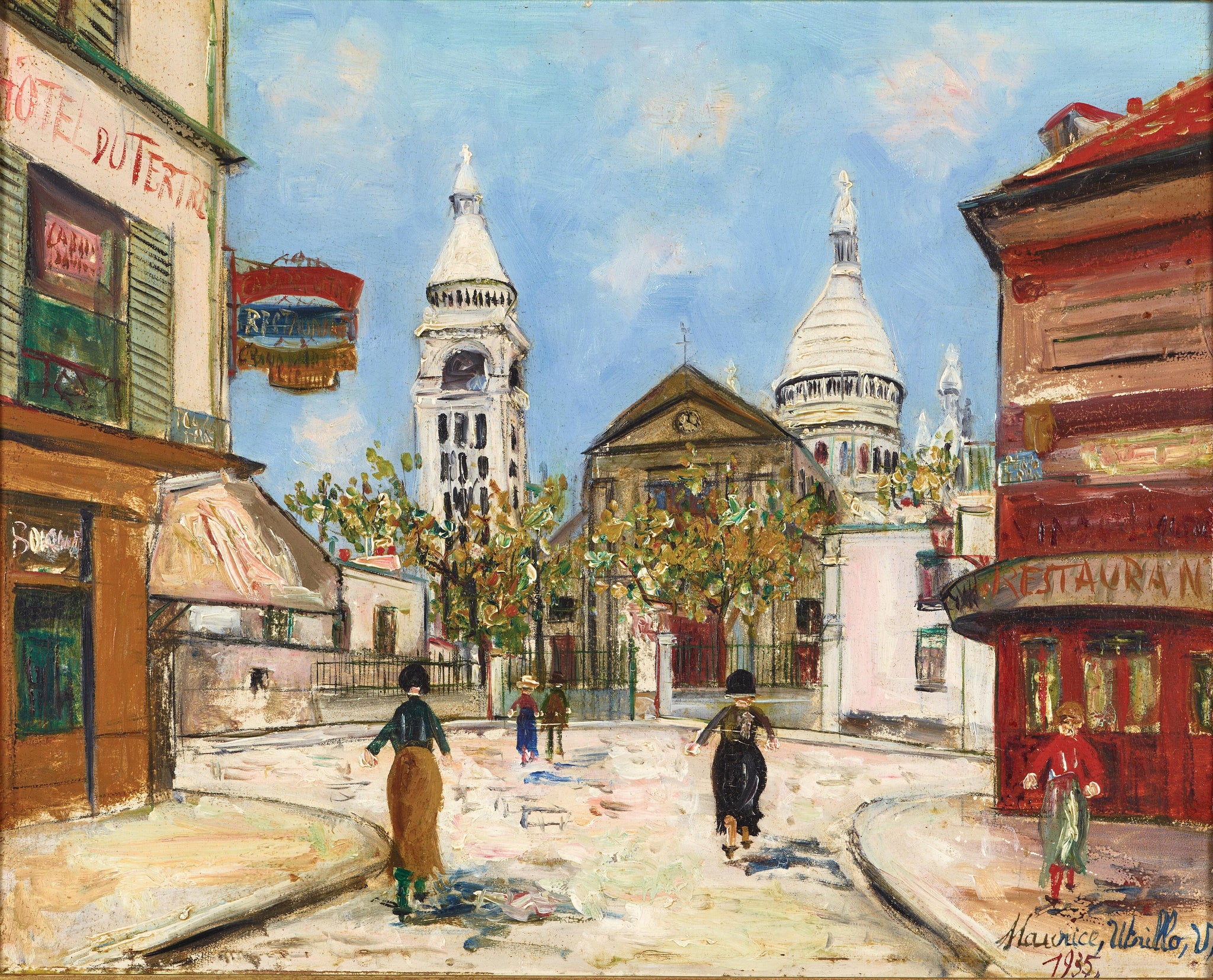 Eglise Saint-Pierre à Montmartre - Maurice Utrillo