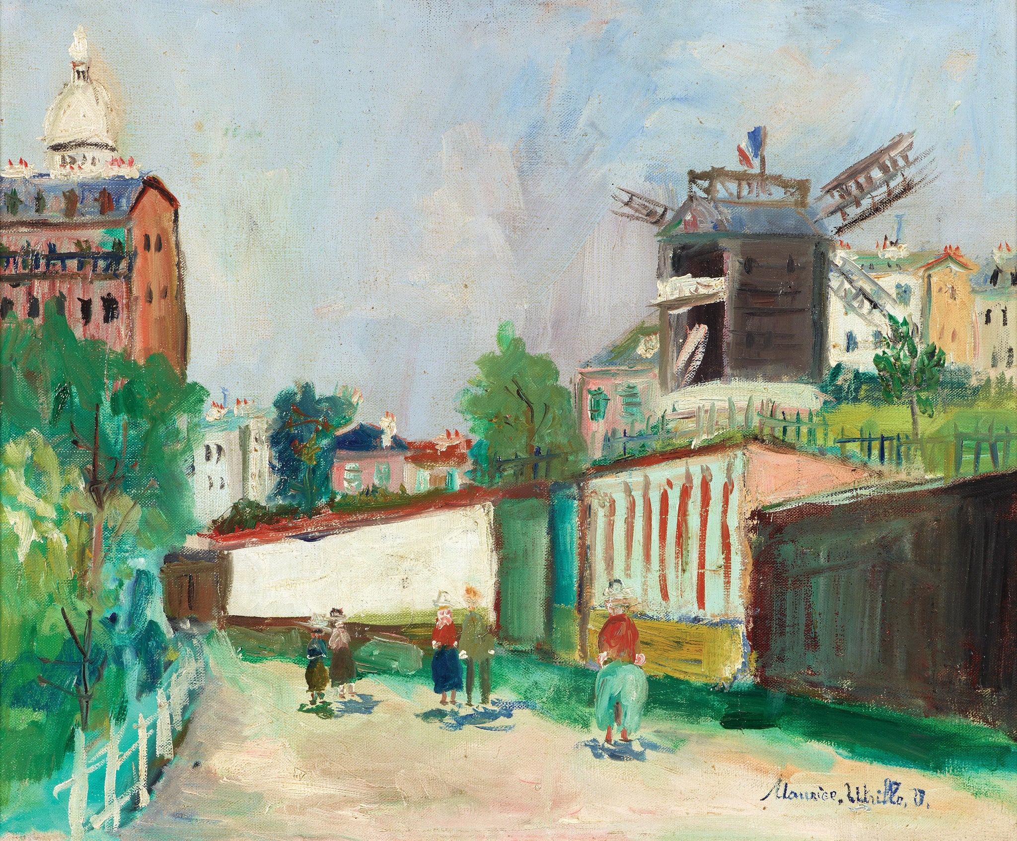 Moulin de la Galette à Montmartre - Maurice Utrillo