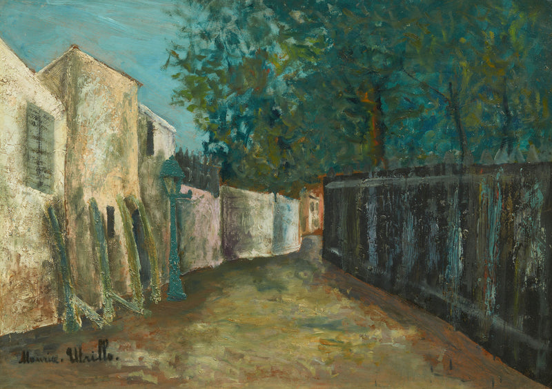 Rue Saint-Vincent, Montmartre (1908) - Maurice Utrillo