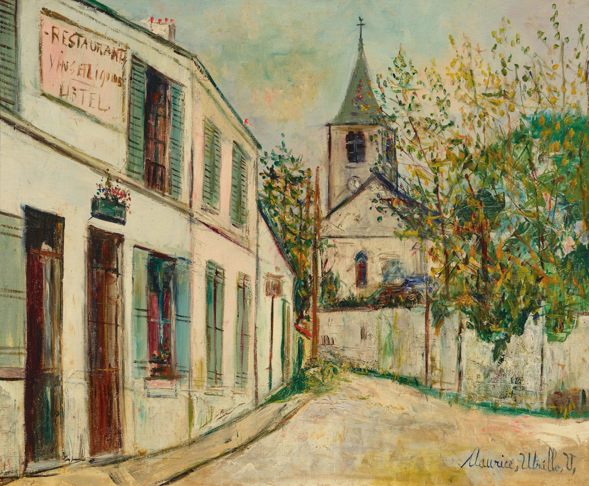Église des Vaux-de-Cernay - Maurice Utrillo