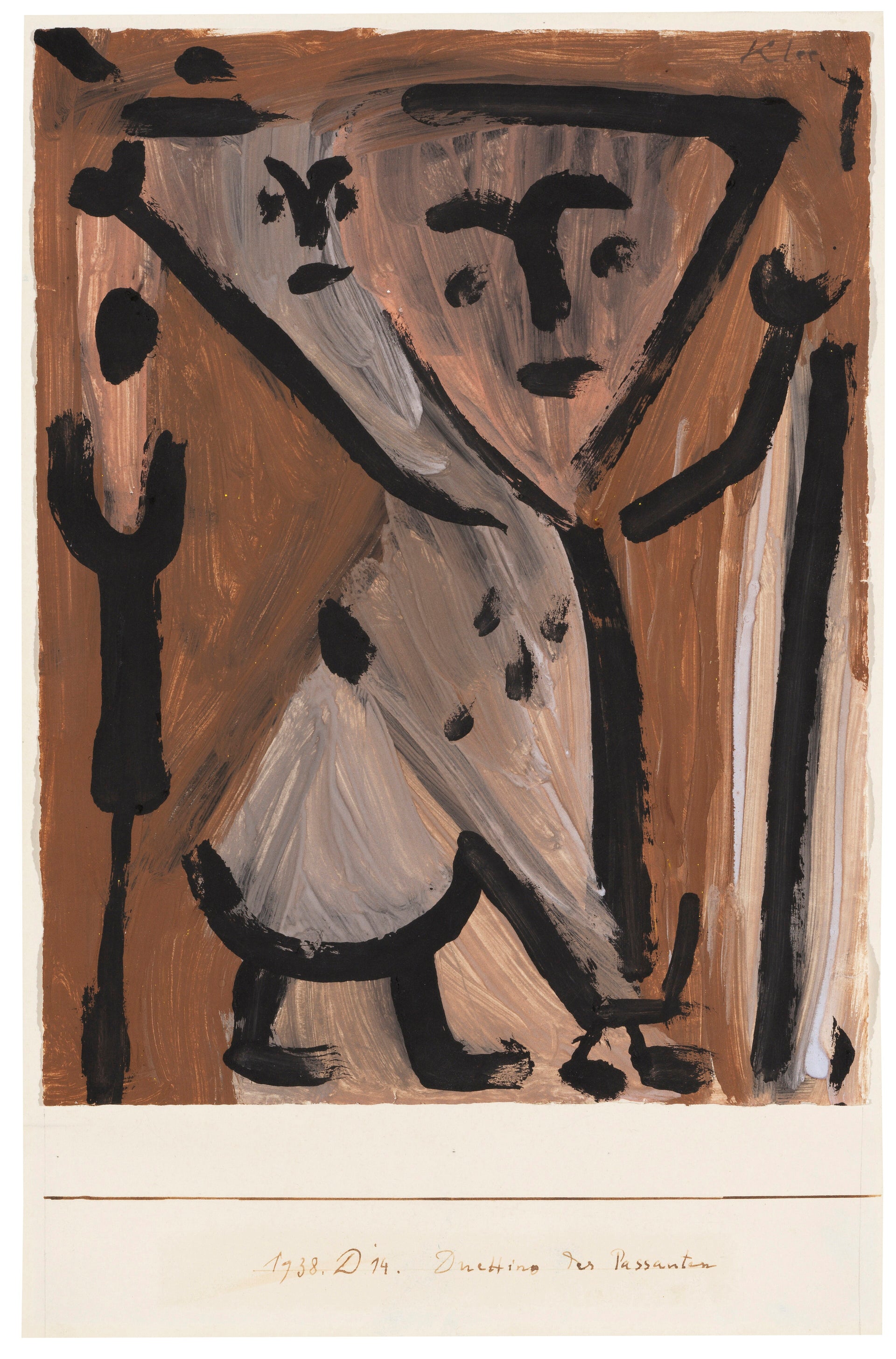 Duettino der Passanten 1938 - Paul Klee