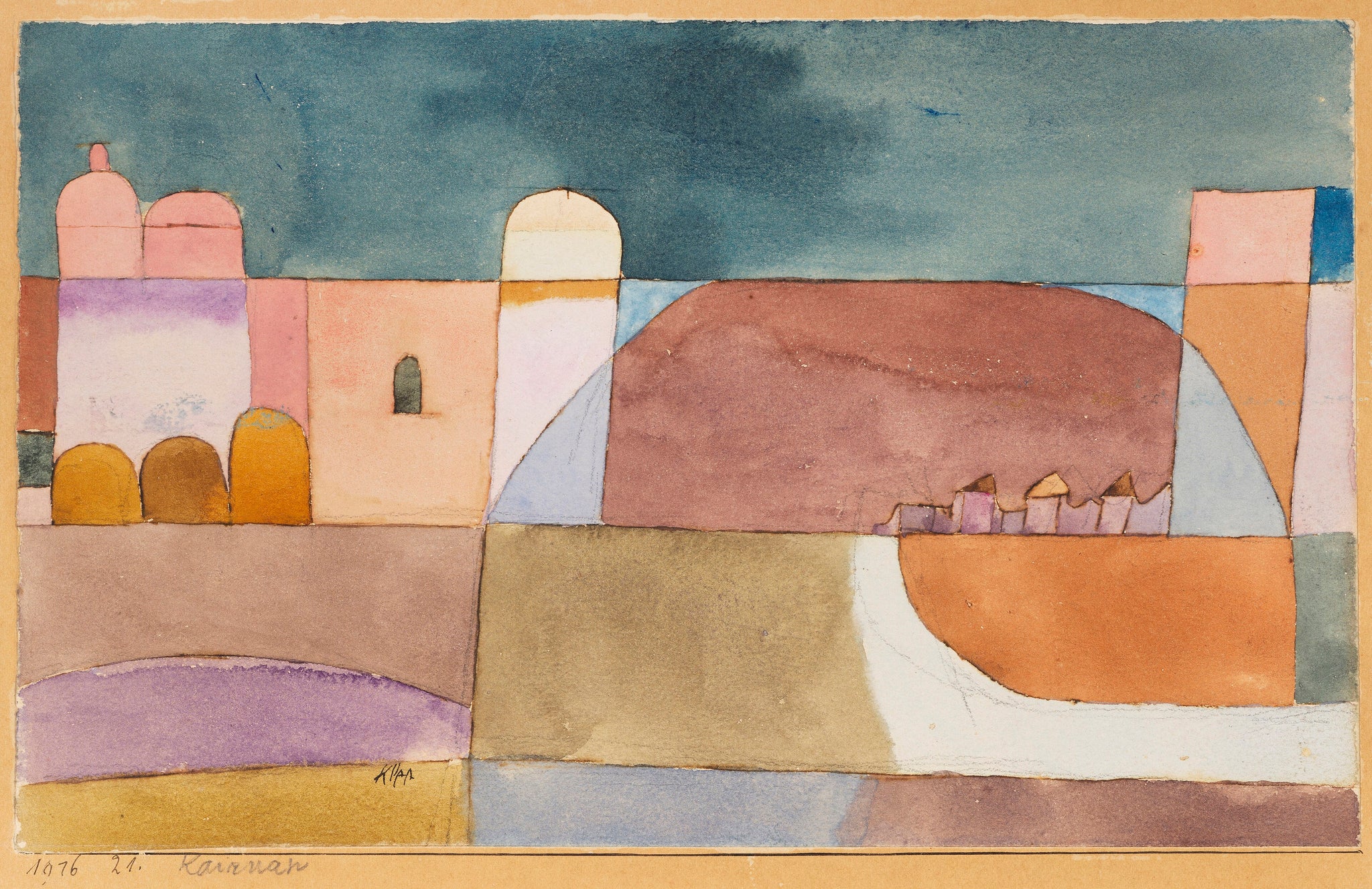 Kairuan 1916 - Paul Klee
