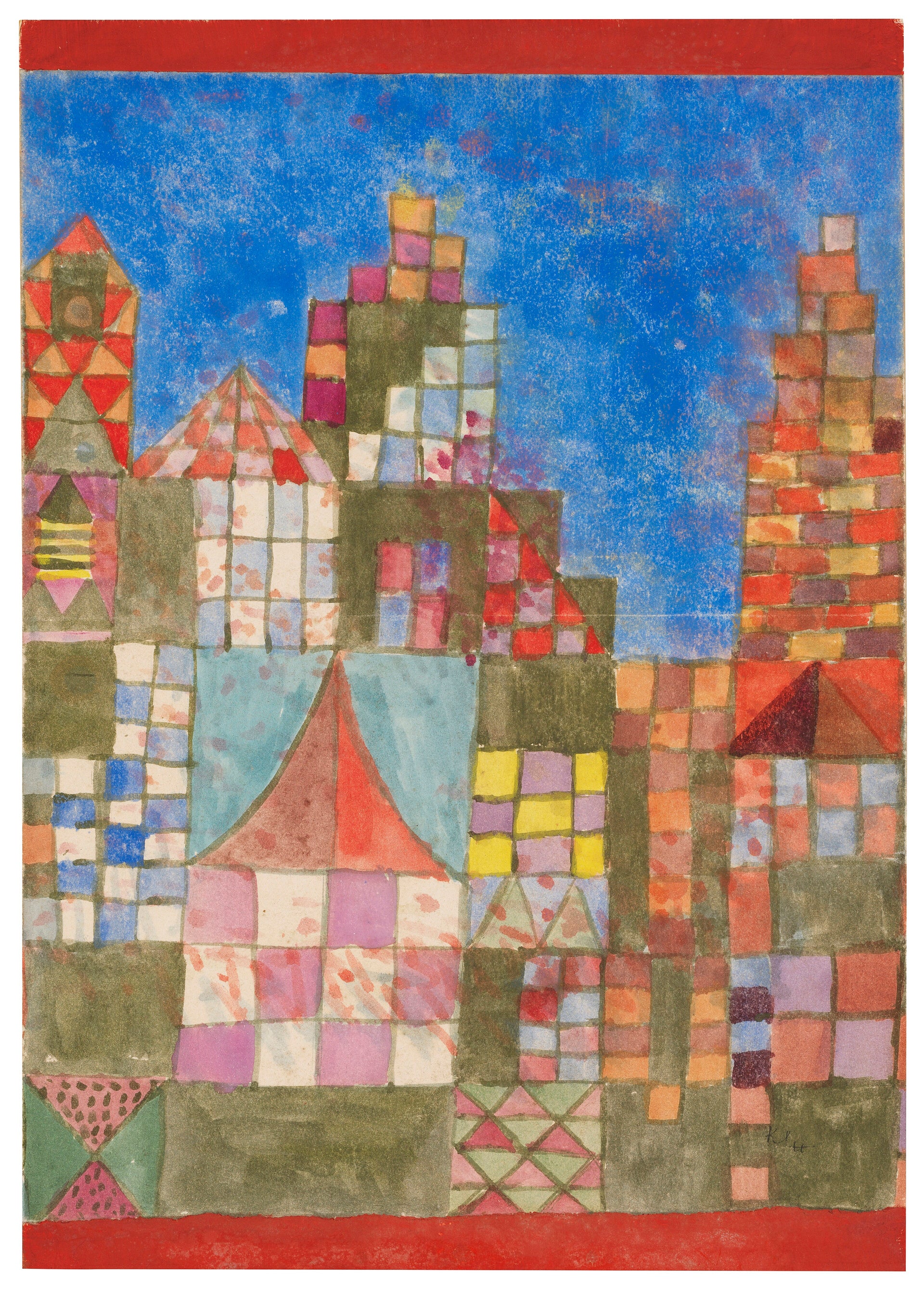 Westöstliche Bauten - Paul Klee