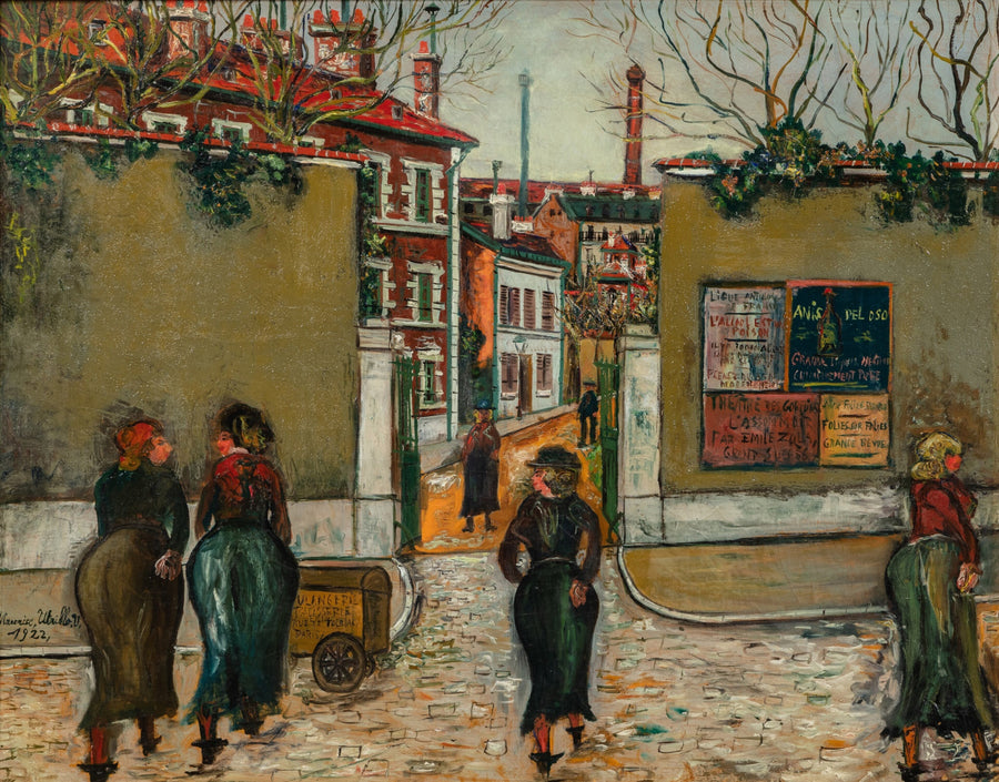 Quartier de la Place d’Italie (1922) - Maurice Utrillo