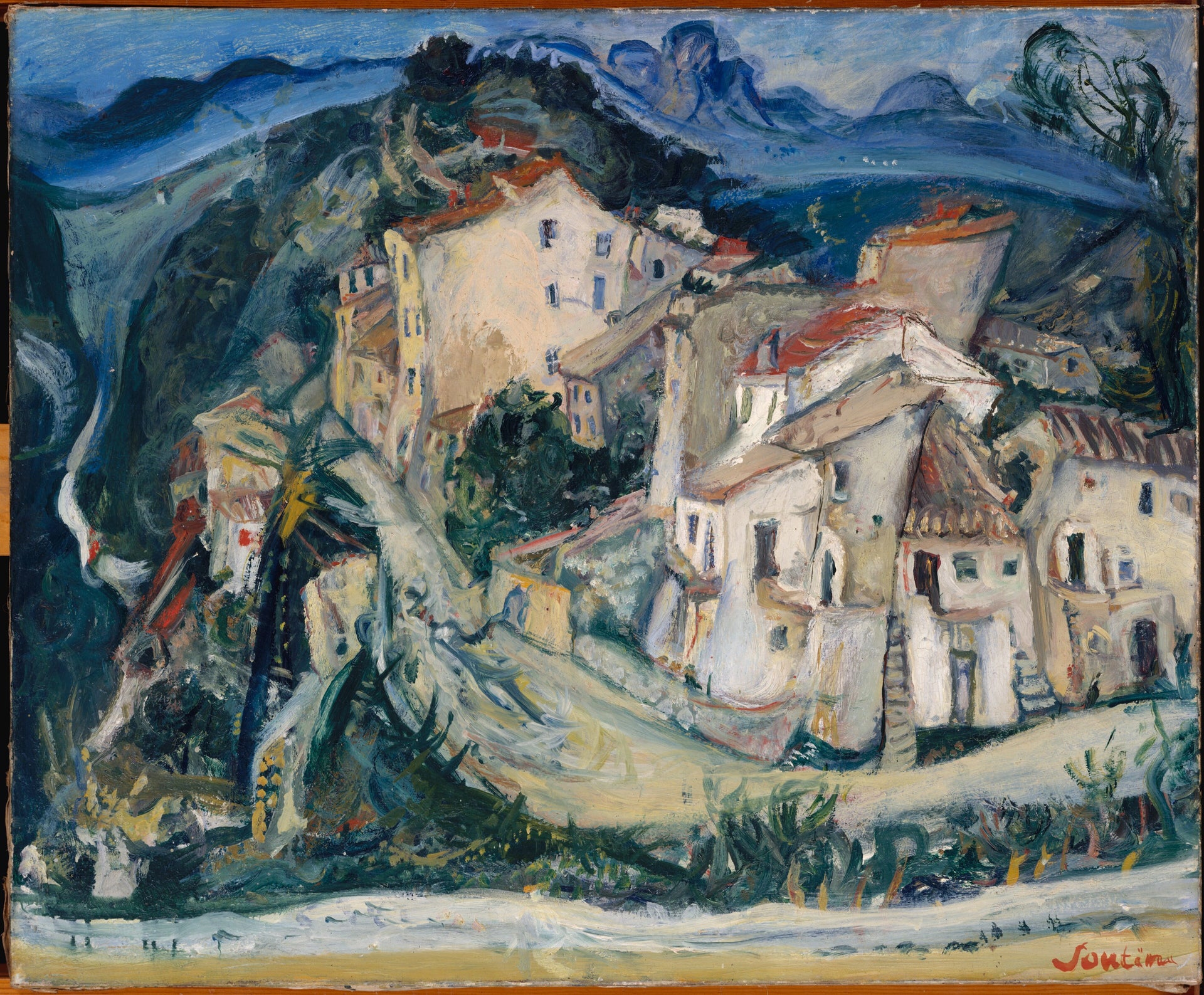 View of Cagnes - Chaim Soutine