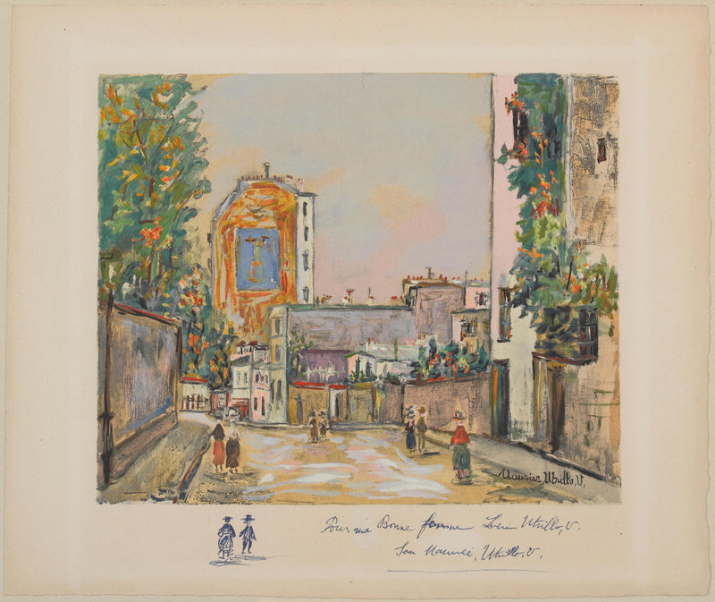 Vue de Montmartre (1926) - Maurice Utrillo